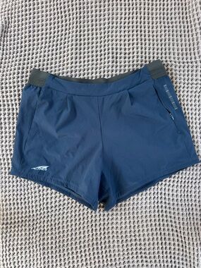 Altra Navy Blue Athletic Running Shorts